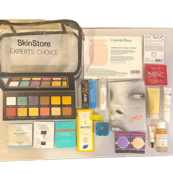 Other - Luxury high end beauty bag of skincare/makeup samples & deluxe trial size bundle